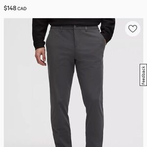 ABC Classic-Fit Trouser 
Warpstreme Charcoal